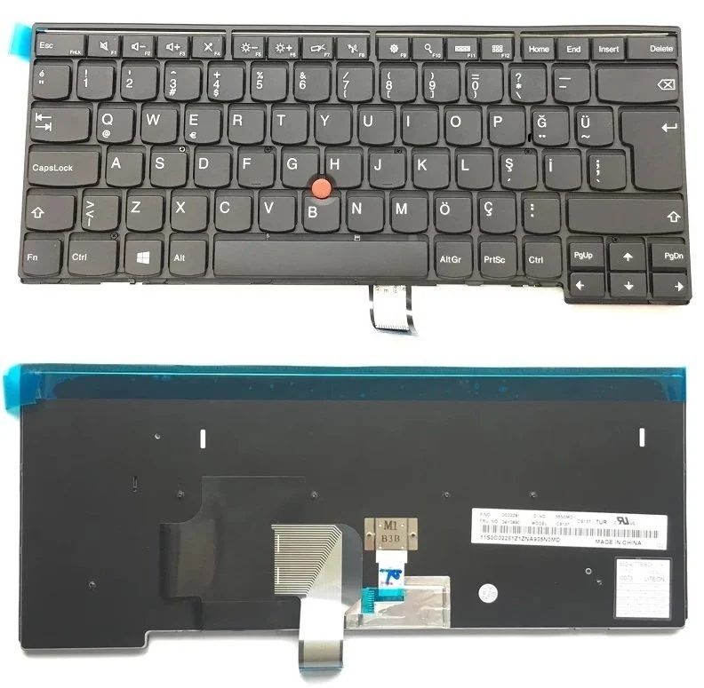 Lenovo ThinkPad T431s L440 T440 T450 T450s T440s T440p L450 T460 L460 20AS 20AR 20AW 20B7 20BW 20BU 20DS 20FM 20FV 0C02262 04Y0871 CS13T-TUR 0C02292 852-41776-28A Klavye tuş takım
