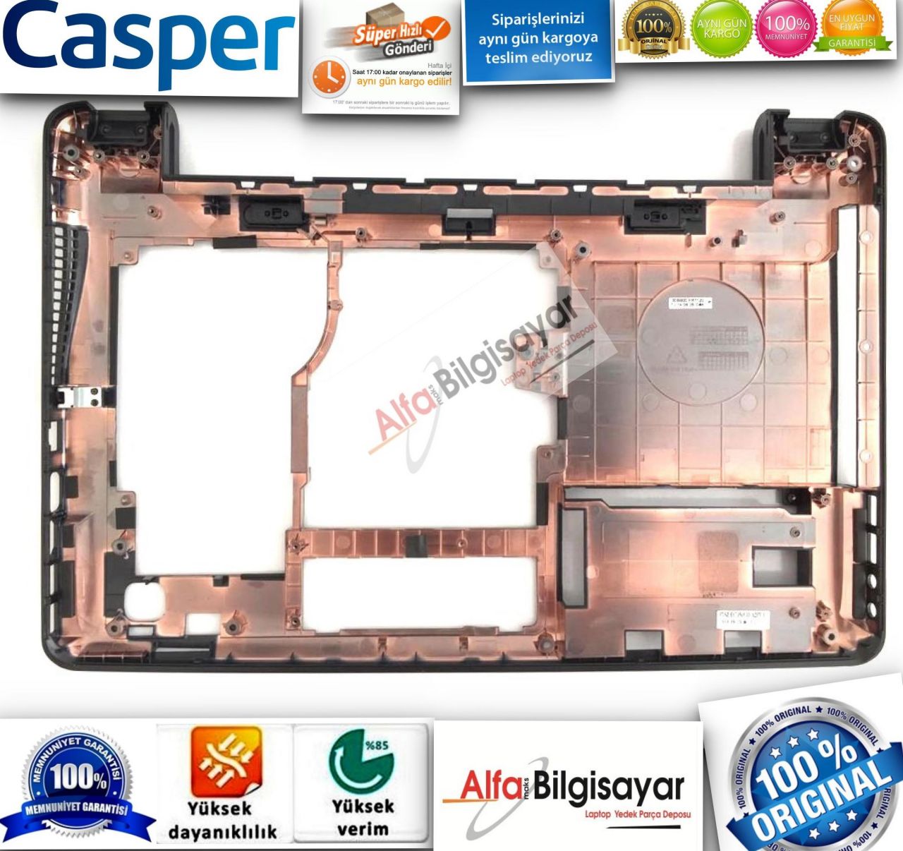 Casper nirvana siyah Mt50 Mt55 ckv cku cky chy chu chd  Alt kasa Bottom Case Sıfır Orjınal