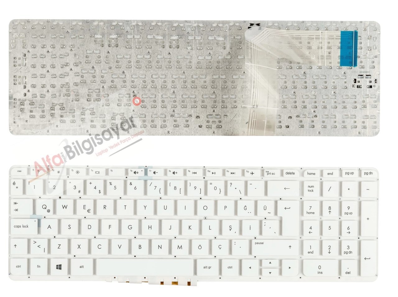 Hp Pavilion 15-p TPN-Q140 15p 15-k 17f 17-f Serisi beyaz renk Klavye Tuş Takımı