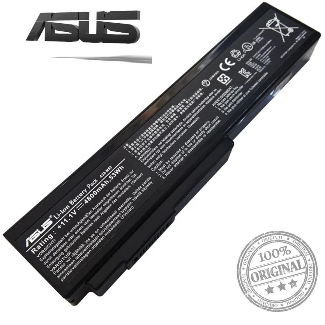 Orjinal Asus A32-M50, A32-N61, A32-X64, A33-M50 Pil, Asus M50, M50sa, M50vc, M50vn, M60J, M60Vp, M70Sa, M70Vn, N61, G50Vt, G51Jx, G60Jx, X64, X64Jq N61 X64 N53 Batarya pil