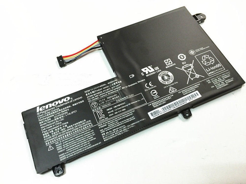 LENOVO ideapad Orjinal yoga 500 lenovo yoga 500-14Isk 500-14Ihw 500-14Ibd 500-14acl  FLEX 3-1580 FLEX 3-1470 14 BATTERY 11.1V 45Wh L14M3P21  batarya pil Orjinal l15c3pb1