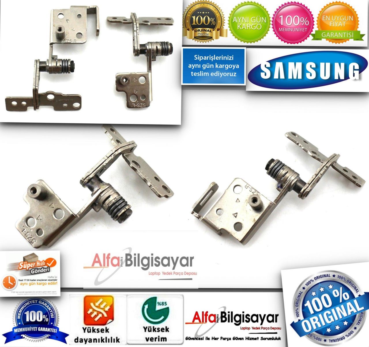 Samsung NP270E5G  NP-270E5S NP270E5U-K01 270E5R 270E5G 270E5J Laptop Hinges Serisi Menteşe Takımı Sag