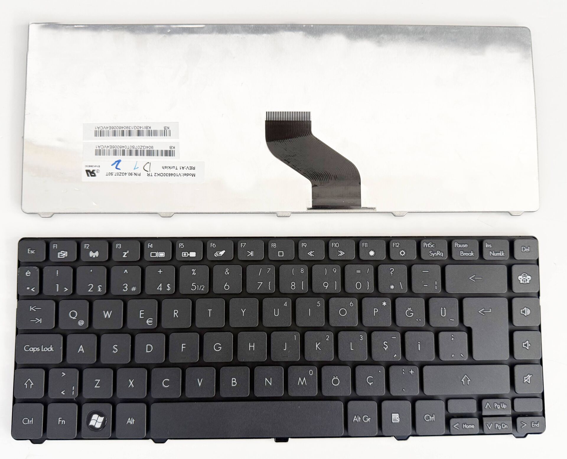 eMachines D440 D442 D528 D640 D640G D728 D730 D730G D730Z D732 D732G D732Z D732ZG Acer TravelMate 8331 8331G 8371 8371G 8431 8431G 8471 8471G Packard Bell EasyNote NM86 NM98 NM85 NM87 Ms2303 klavye tuş takımı