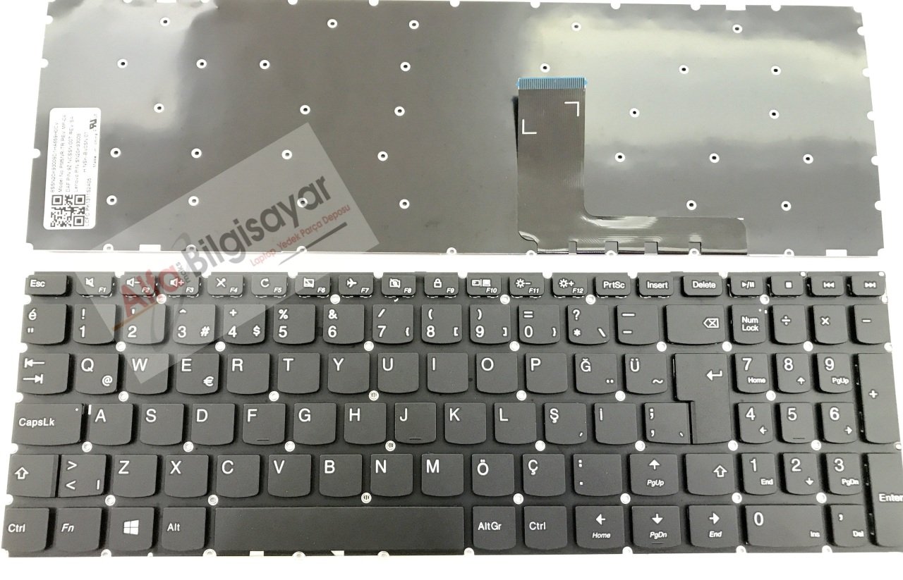 Lenovo ideapad 310-15ABR, 310-15IAP, 310-15IKB, 310-15ISK E52-80 V110-15IAP, V110-15AST V110-15IKB, V110-15ISK V310-15IKB, V310-15ISK, V510-15IKB V510-15ISK  510-15ISK, 80SR 510-15IKB, 80SV  80ST, 80TT 80TV 80SM 80UH 80SR 80SV 80TL Klavye Tuş Takımı