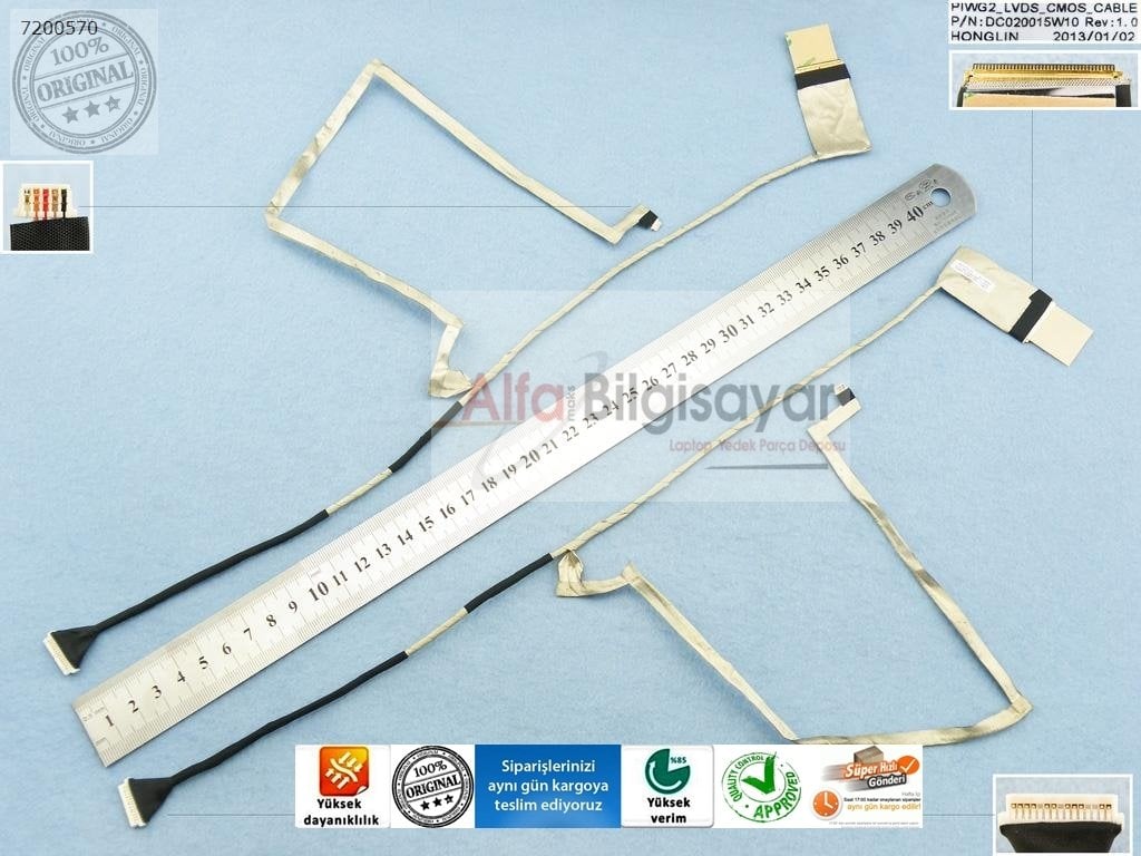 Lenovo ideapad essential G570 G575 20079  20081 4334 LCD Video Cable Kablo  Part no : DC020015W10