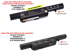 Exper C4500bat-6 6-87-C480S-4P4 E5128 W255hp E5128,W255hp W255hu Nr22e W258hpq W258h Ncg5u W258hu W258huq W258hux Probook Karizma Flex Nb A5b-c06 A5b-c10 A5b-c43 A5b-c44 A5b-c54 A5v-c05 A5v-c42 A5v-c43, A5v-c65 A5v-c74 A5v-c81 A5v-r23 Batarya pil