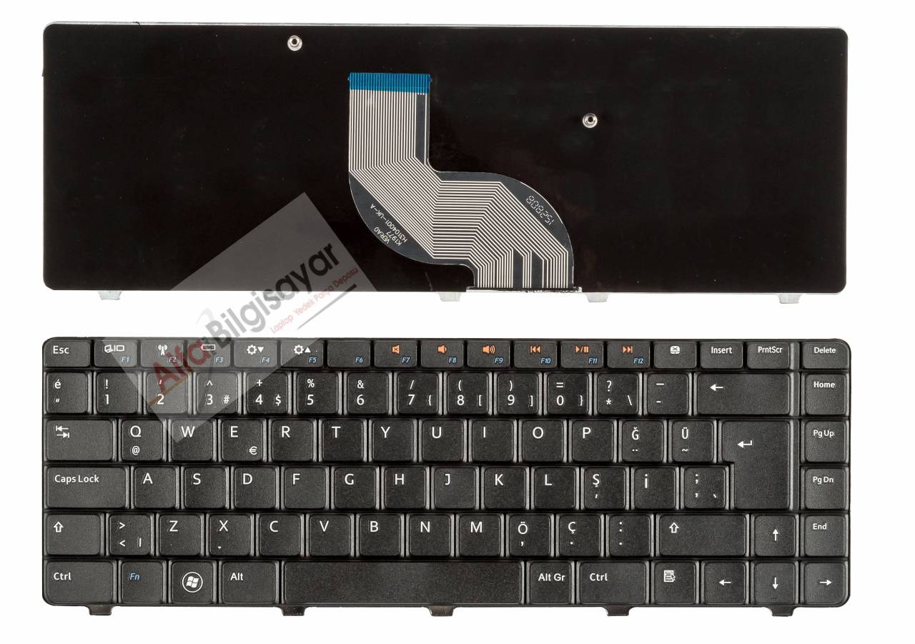 Dell Inspiron N3010 N4010, N4020 N4030, N5020 N5030, M5030 0HYCNC, NSK-DJH0T, 9J.N1K82.H0T, AEUM8A00110,  Klavye, Laptop Tuş Takımı