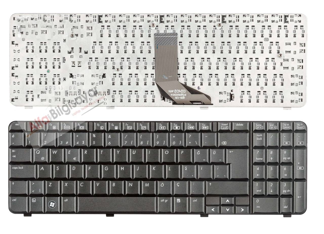 Hp Pavilion G61, Hp Compaq CQ61 Notebook Klavye  0P6 / 0P6A, NSK-HA601, NSK-HA60T, 517865-001, AE0P6A00310 olan ve Hp Pavilion G61, Hp Compaq CQ61 notebook modellerine uyumlu 0P6 / 0P6A Klavye, NSK-HA601 Klavye, NSK-HA60T  517865-001 Klavye,