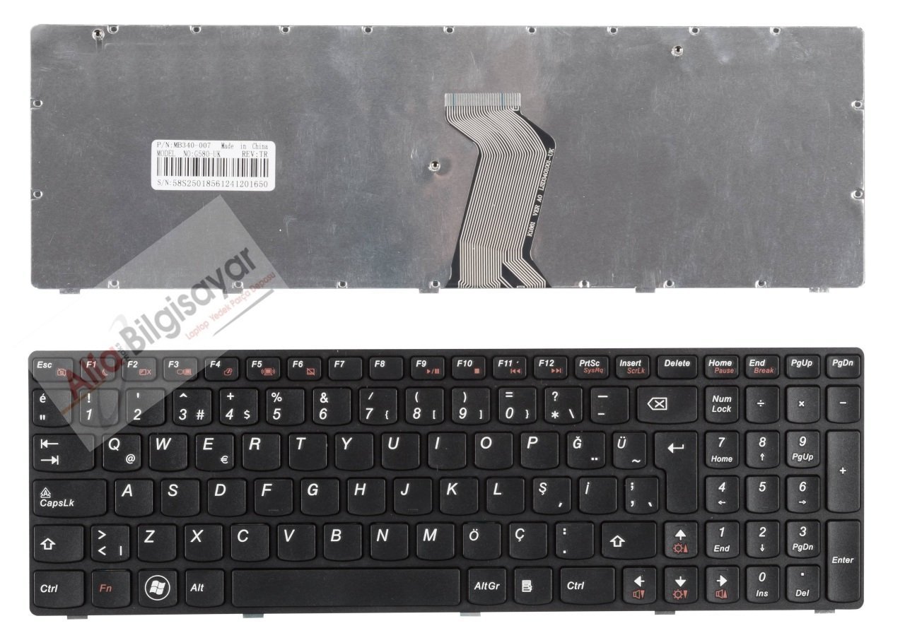 Lenovo Z560 Z560a Z565 G570 G570a G575 20079 20081 20060 20066 g770 G780 20138 Klavye Tuş Takımı