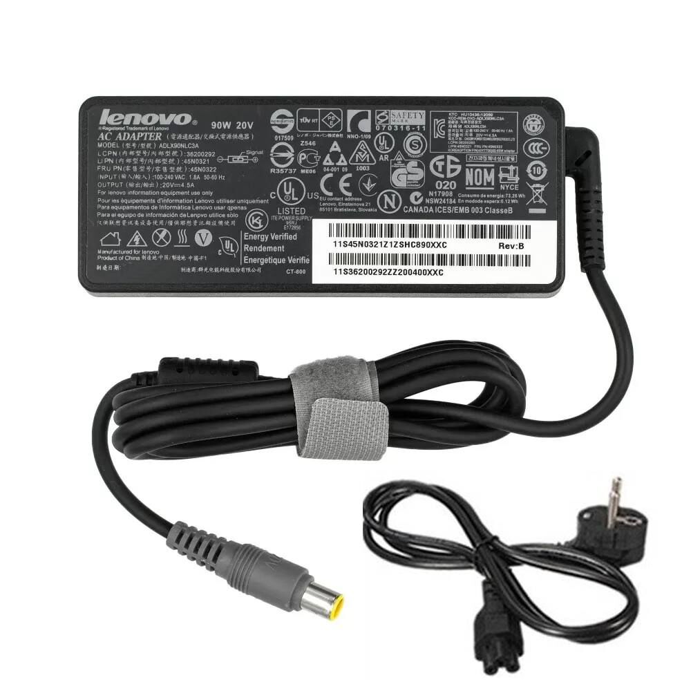 Orjinal Lenovo Thinkpad İğne Uç 20v 90w 7.9mm x 5.5mm Adaptör Şarj Cihazı Lenovo Thinkpad R400 R500 R60 R60e R61 R61e R61i Sl410 Sl510 T61 T60p T61p T400 T400s T410 T410i T410s T420 T420i T420s T430 T430s T430u T500 T510 T520 T530 W500 W510 W520 E220s