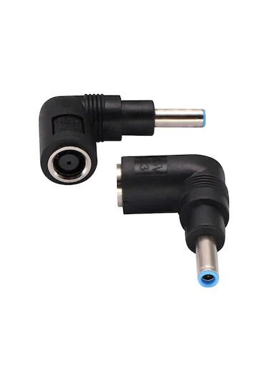 Dell - Hp 7.4*5.0mm to 4.5*3.0mm Kalın uçtan ince uca Adaptör Giriş Ucu Çevirici dönüştürücü Konnektör