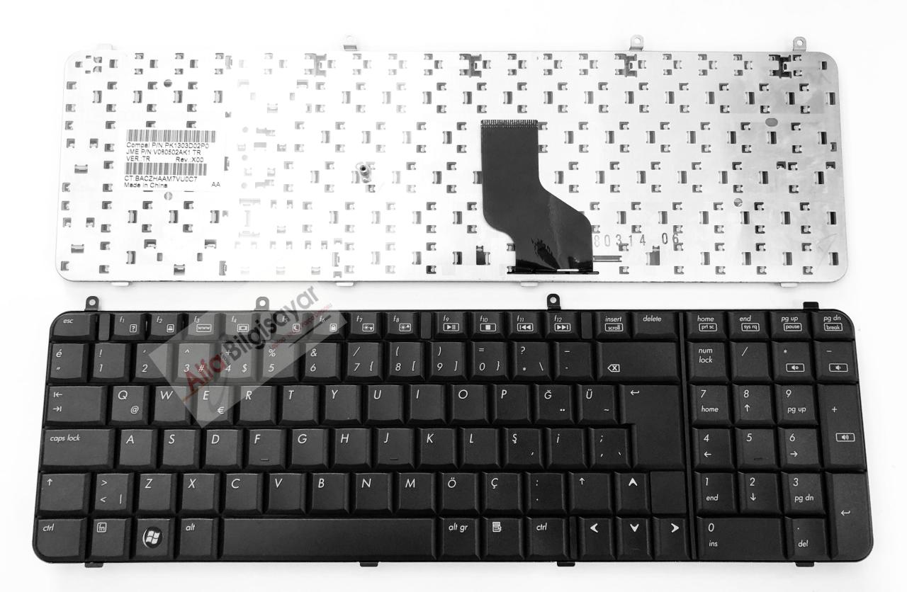 Hp Compaq Presairo A900, A900ET, A930ET, DB5, V080502AS1	MP-06706TQ-698,	 MP-06703US-698, 462383-001, PK1303D0100 V080502AK1 TR Klavye Tuş Takımı