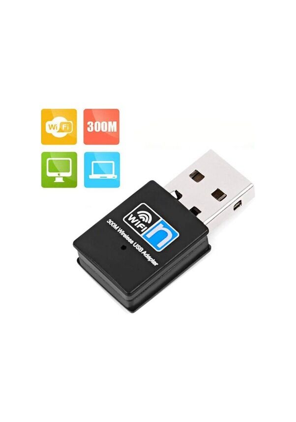 300Mbps Wireless USB Wi-Fi Adaptör Dongle Network Lan Aparatı