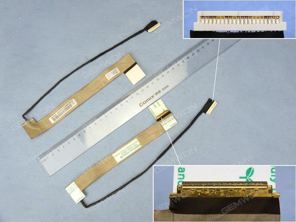 Lenovo ideapad Y550 Y550P Y550A Y550G model: 20017  LED LCD KABLO Part No : DC020001J10