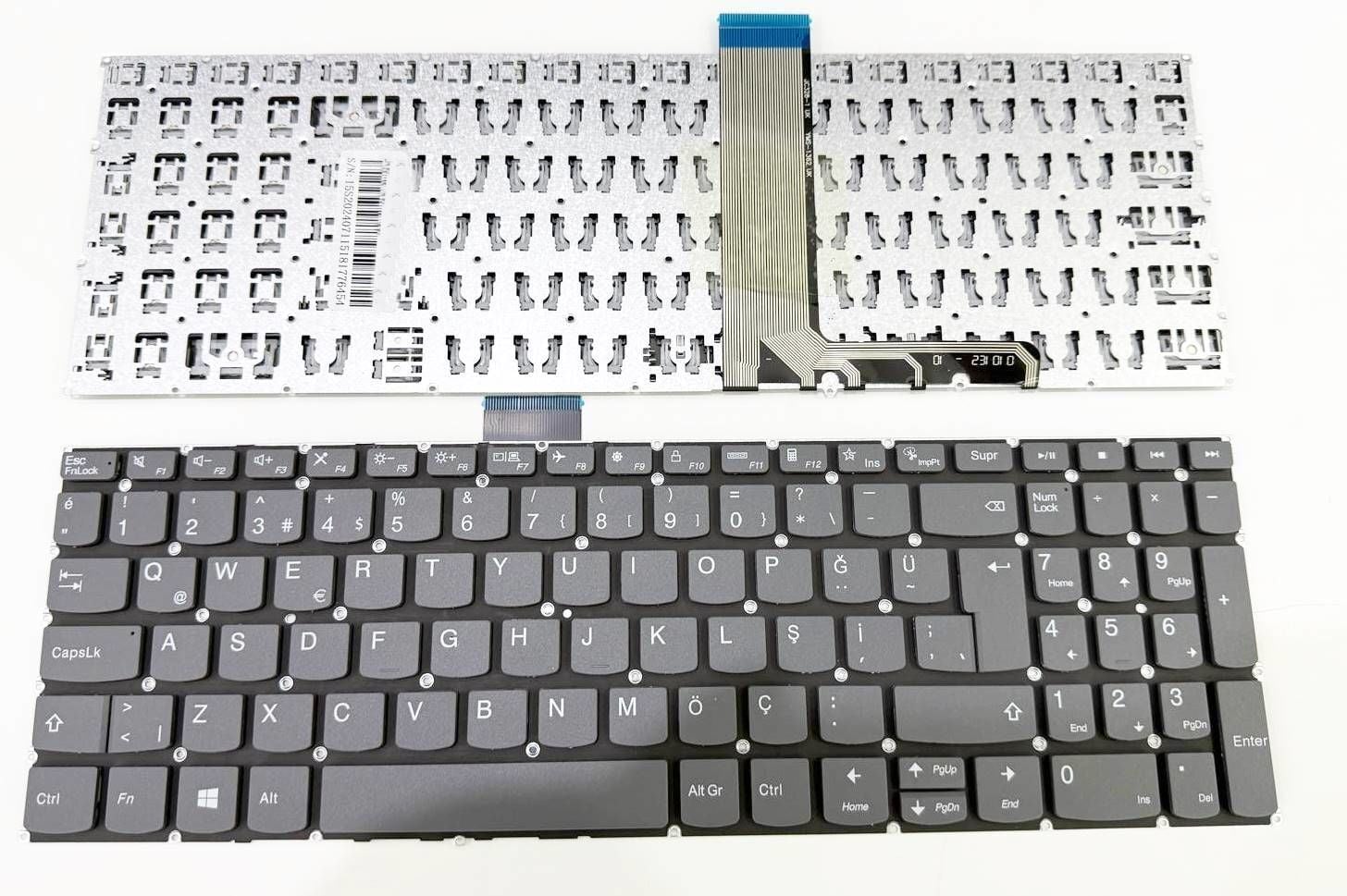 Lenovo Ideapad 1-15IGL7 82v7, V15 G4 ABP 83CR 82YY 82YU 83CQ 82YW Klavye