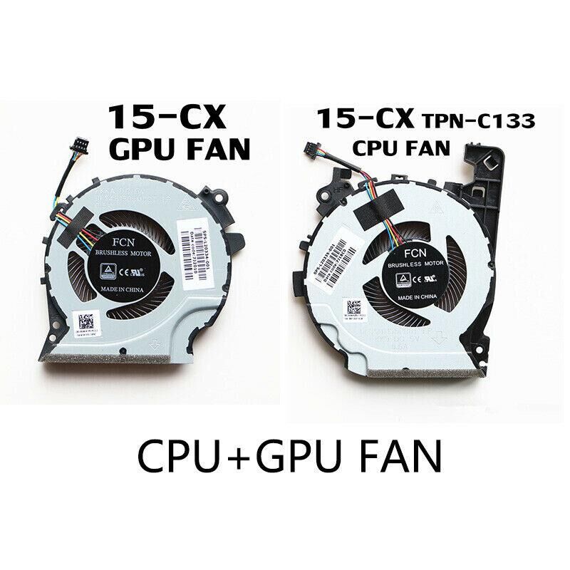 HP Pavilion Gaming 15-CX TPN-C133 L20334-001 DFS481305MC0T, DC28000KYF0 Gpu Cpu Sağ Sol Fan Takımı