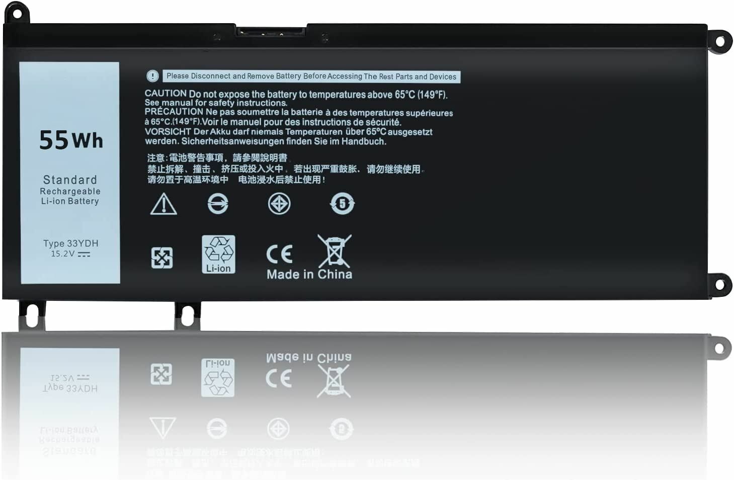 Dell Muadil 33YDH 9NF2 W7NKD 7FHHV PVHT1,81PF3 P30E P30E001 Inspiron 7353 7577, G3 3579 3779 gaming, G5 5587, G7 7588 gaming, Latitude 13, 3380 3480 3490 3580 3590, 7570 7586 7573 7577 7773 7778 7779 7786, Vostro 15 7570 7580 Batarya Pil