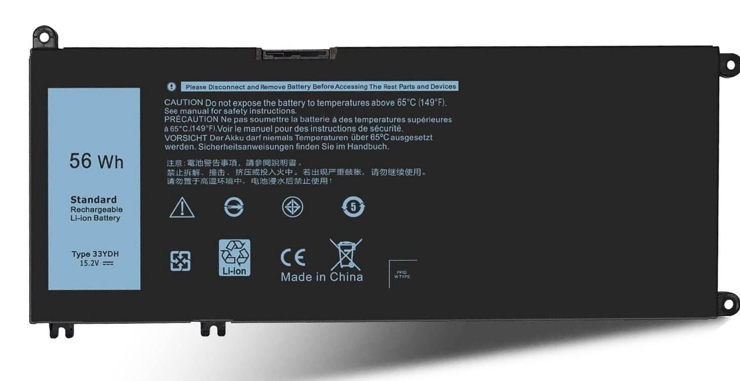 Dell Muadil 33YDH 9NF2 W7NKD 7FHHV PVHT1,81PF3 P30E P30E001 Inspiron 7353 7577, G3 3579 3779 gaming, G5 5587, G7 7588 gaming, Latitude 13, 3380 3480 3490 3580 3590, 7570 7586 7573 7577 7773 7778 7779 7786, Vostro 15 7570 7580 Batarya Pil