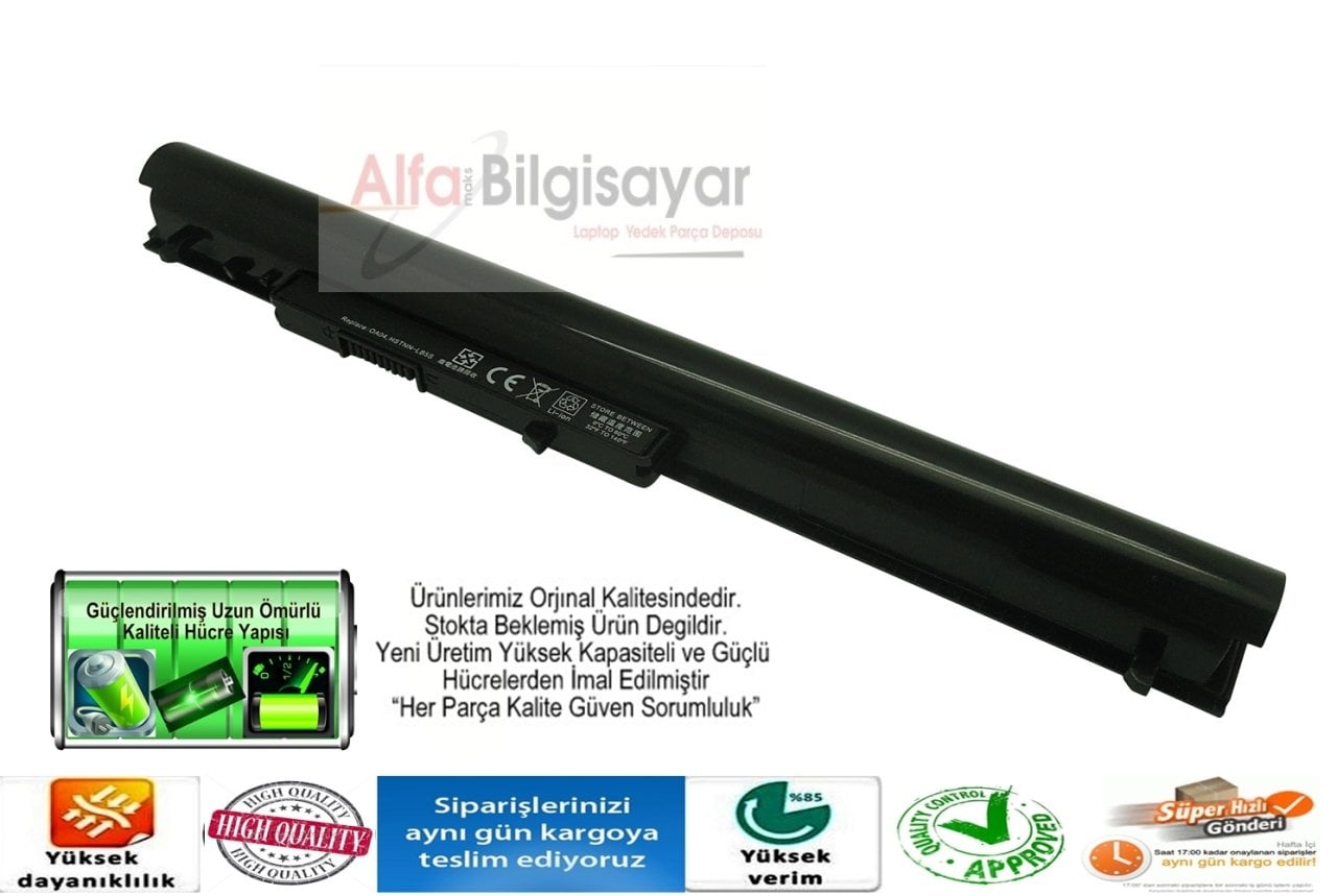 HP OA04 OA03 15-G 15-R 15-H 15-R000 HP 250 G3 HP 255 G3 HP 256 G3 HP 240 G2, CQ14 CQ15 Compaq 15-h000 OA04 HSTNN-LB5S HSTNN-LB5Y HSTNN-LB5S  Batarya Pil A++