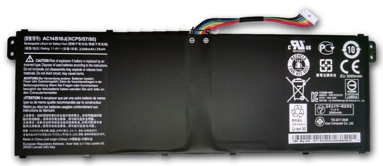 Packard Bell easynote TG71 Batarya ac14b13j-ac14b13k-ac14b18j