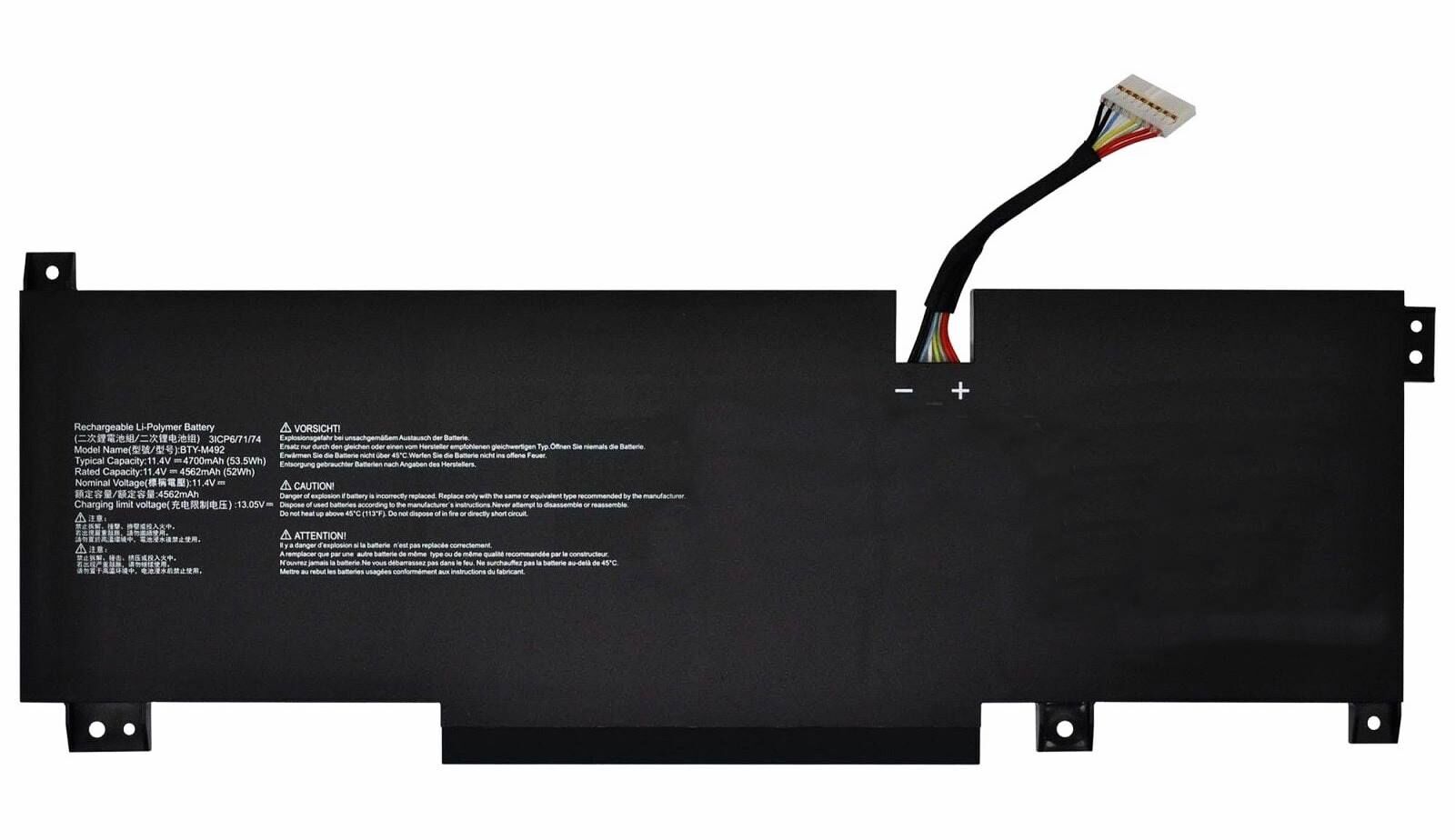 Msi Katana 15 B13VEK, 15 B13VFK, 17 B12VEK, 17 B12VFK, 17 B12VGK, 17 B13VEK, 17 B13VFK, 17 B13VGK, GF66 11SC, GF66 11UC, GF66 11UD, GF66 11UE, GF66 12UE, GF66 12UGS, GF66-11SC, GF76 11UC, GF76 11UD, GF76 11UE, GF76 12UD, Batarya Pil