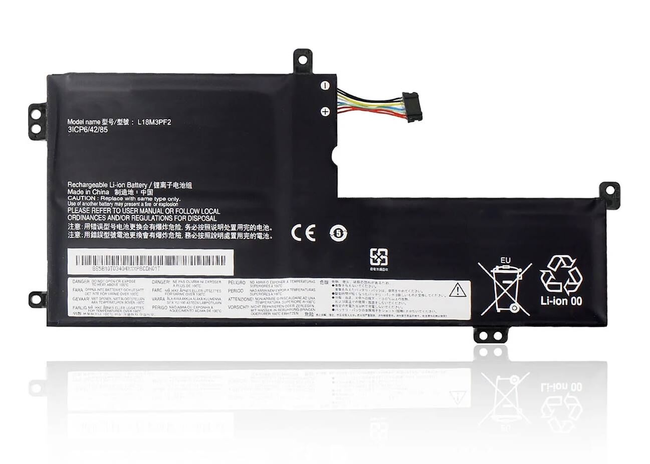 Lenovo ideapad L18M3PF2 L18C3PF2 L18D3PF1 L18L3PF1 L340-15IWL 81LG, L340-15API 81LW, L340-15API Touch 81LX, L340-17API 81LY, L3-15ITL6 82HL, V340-17IWL 81RG, L3-15IML05 81Y3, L340-17IWL 81M0, Batarya Pil