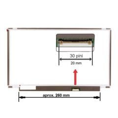 Lenovo 15.6 inç Dar kasa N156HCA-EAC, B156HAN06.2, NT156FHM-N43 v8.0 B156HTN06.2 n156hga-ea3 c3, NV156FHM-N48 v8.0, B156HAN02.1 LP156WFH SP LP156WFE SP NV156FHM-N69 N156HCE-EN1 N156HCA-EAC NV156FHM-N4S NT156FHM-N43 MNF601BS1-1 260mm Devre Uzunluğu