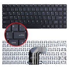 Casper Nirnava C400 14.0 İnç, Core i3 C400.5005 Klavye Tuş Takımı C400.5005-4C00R  C400.5005-4C00E  C400.5005-4C00X  C400.5005-4D00T  C400.5005-4D00X