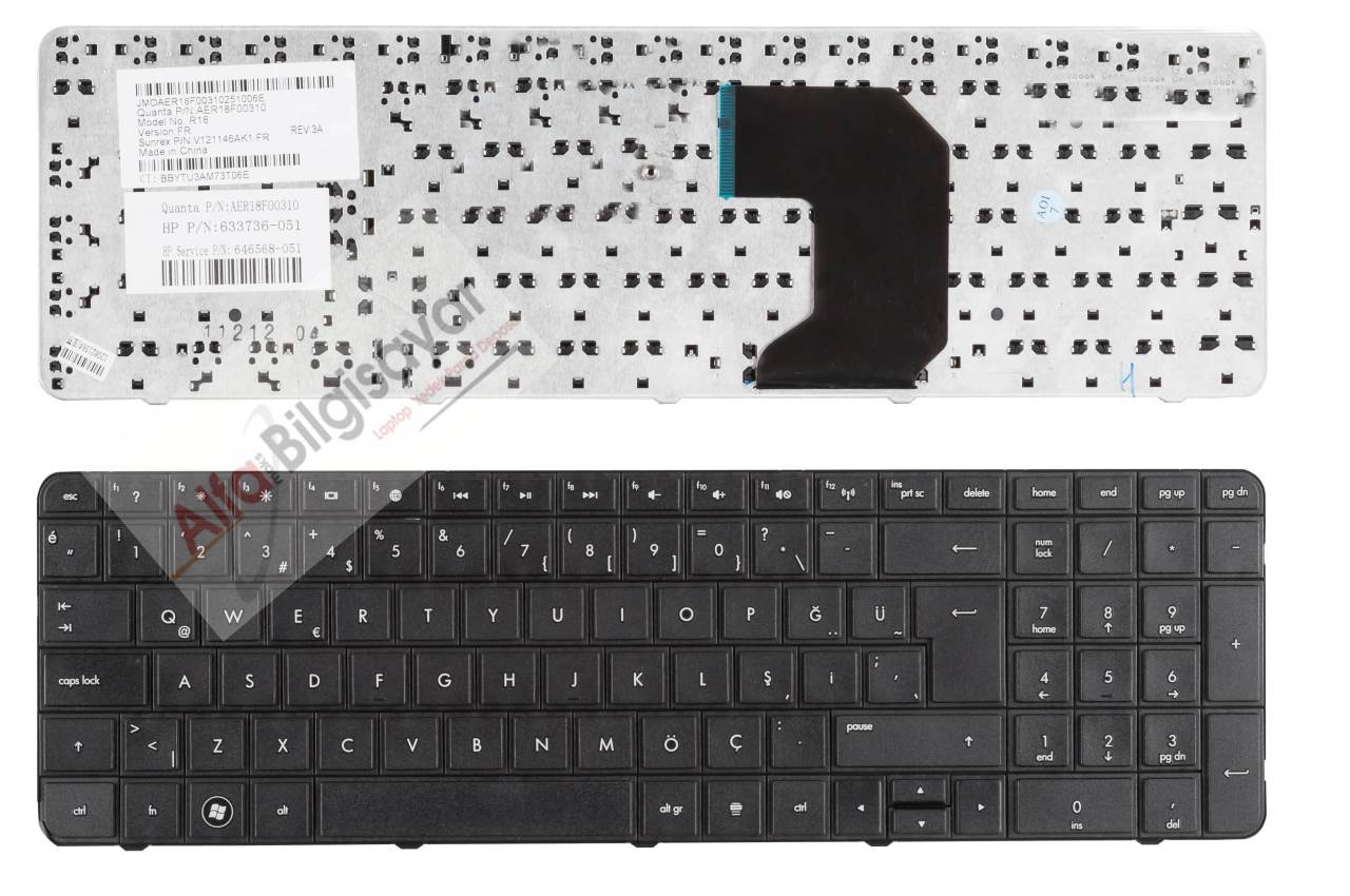 Hp Pavilion G7-1000  Serisi Klavye Tuş Takımı Q-Türkçe