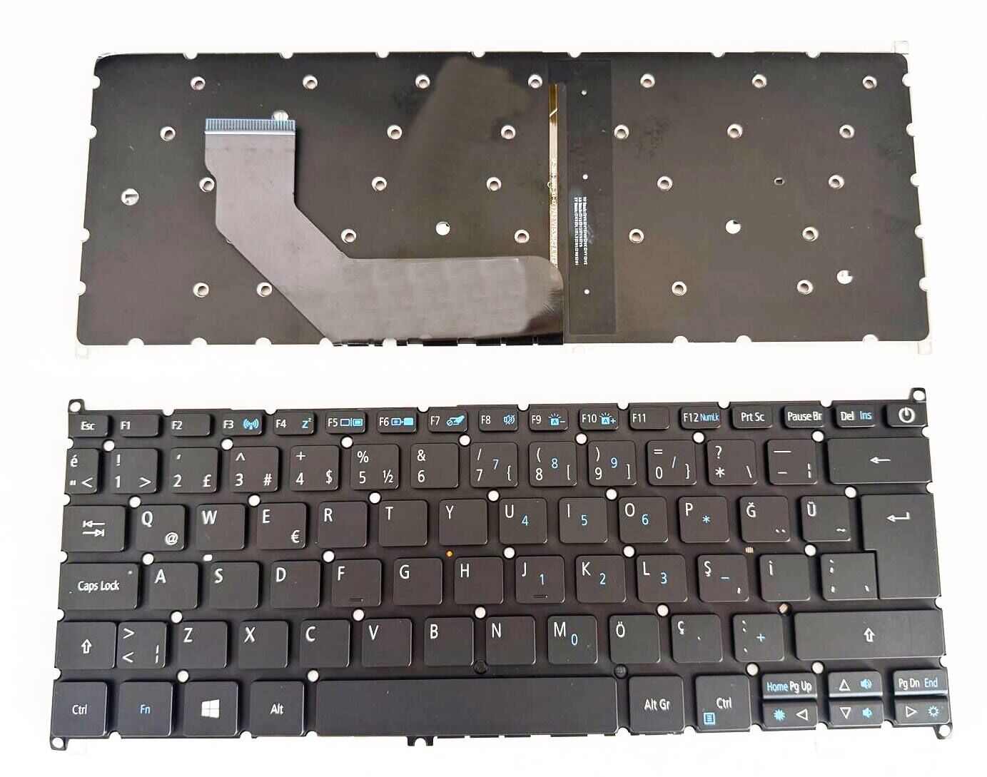 Acer Swift 3 Sf113-31 Sf113-31g SF314-52, SF314-52G,SF314-55 N17P3 N17p2, Aspire S13 S5-371 S5-371t S5-371 SB3P_A52B 0kn1-201tu11, Okn1-201tu11 Nkı131s03k, Pk131jl1b21 SB3P_A52B klavye aydınlatmalı tuş takımı