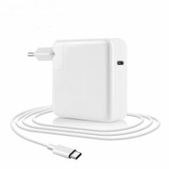 Apple Macbook Usb-C Type-C  20V 4.35A, 15V 3A, 9V 3A, 5V 3A, 87W A2337 A1706 A1932 A1707 A1989 A1990 A1932 A2141 A2179 A2251 A2159 A2289 A2337 A2338 A2442  A2485 Macbook Pro 14 ,Pro 16  Muadil  Adaptör Şarj Cihazı