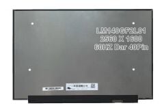 14.0'' IPS 2560×1600 400nits WLED eDP 40pins LM140GF2L LM140GF2L01 WQXGA (2560x1600) Asus Zenbook 14 UM3402YA, UX3402VA, UX3402ZA, Dell Latitude 9440 Ekran Lcd Panel Ekran