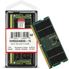 Kingston ValueRAM KVR56S46BS8-16 16GB (1x16GB) DDR5 5600Mhz CL46 Notebook RAM SODIMM