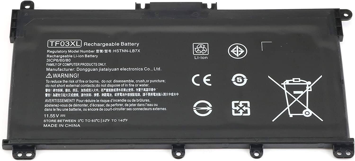 HP TF03XL 14-BF 14-bp 14-BK 15-CC 15-CD 15-CK, 17-AR x360 14-cd TPN-Q158 TPN-Q159 TPN-Q188 TPN-Q189 TPN-Q190 HP TPN-Q191 TPN-Q192 TPN-Q196 TPN-C131 920046-121 920046-421 920046-541 920070-855 HSTNN-IB7Y HSTNN-LB7J HSTNN-LB7X, HSTNN-UB7J Batarya Pil