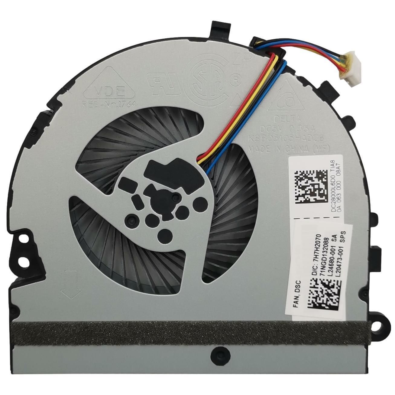 HP 15-DA, 15-DB, 15-DI, 15-DR, 15Q-DX, 15T-DS (Versiyon 2) CPU FAN