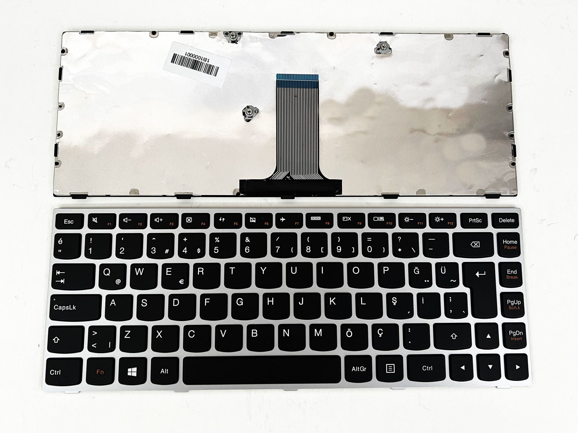 Lenovo G40-30 G40-45 G40-70 G40-80 G41-35 Z40-70 Z40-75 300-14IBR 300-14ISK 305-14IBD 300-14IBR B40-30 B40-45 B40-70 B40-80 B41-30 B41-35 E40-30 E40-70 E40-80  E41-80 M41-80  Silver gri Klavye Tuş Takımı