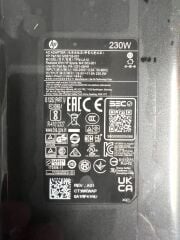 Hp Orjinal 230W 19.5V 11.8A 7.4x5.0mm Kalın Uç TPN-LA10 ENVY All-in-One  Omen ELITEBOOK ZBOOK 924942-001 925141-850 PA-1231-08HT ENVY All-in-One Adaptör şarj Cihazı