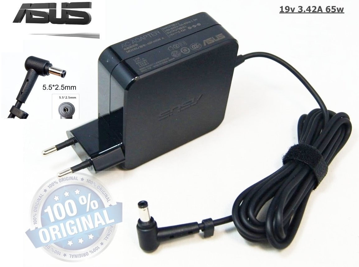 ASUS ORJINAL 19v 3.42a 65w  Standart Uç 5.5.2.5  Adaptör Şarj Cihazı K555 K555u K555u X555 X555l X550 X550c X550l x552