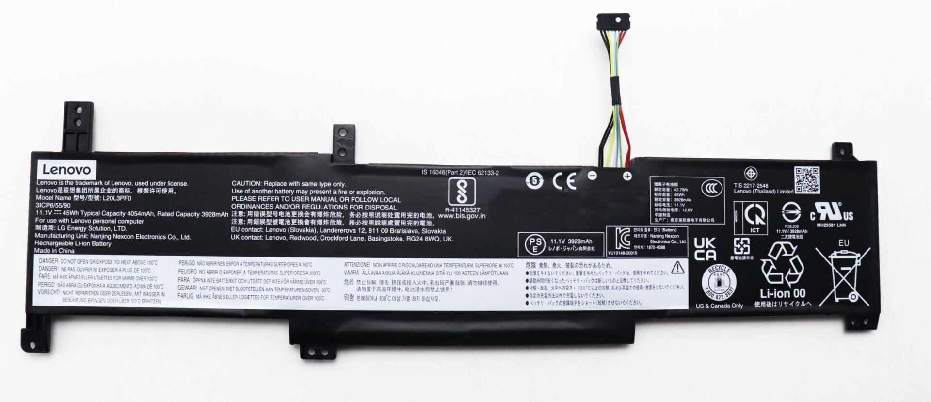 Lenovo Orjinal L20C3PF0 L20L3PF0 L20M3PF0 L21L3PF0 L21M3PF0 L21L3PF0 l21m3pf0 l21c3pf0 l21m3jw IdeaPad 3 14ITL6 82H7, 15ALC6 82KU, 15ITL6 82H8, 17ALC6 82KV, 17ITL6 82H9, 17ABA7 82RQ, 17IRU7 82X9 V14 G2-ITL 82KA V15 G2-ITL 82KB V14 G2-ALC 82KC Batarya Pil
