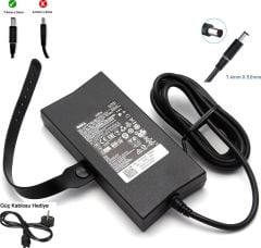 Dell 130W, 19.5V 6.7A LA130PM190, 0GYWCG, 19.5V 6.7A PA-4E DA130PE1-00 LA130PM121 7.4mm x 5.0mm, Kalın uç Orjinal Adaptör FA130PE1-00, DA130PE1-00