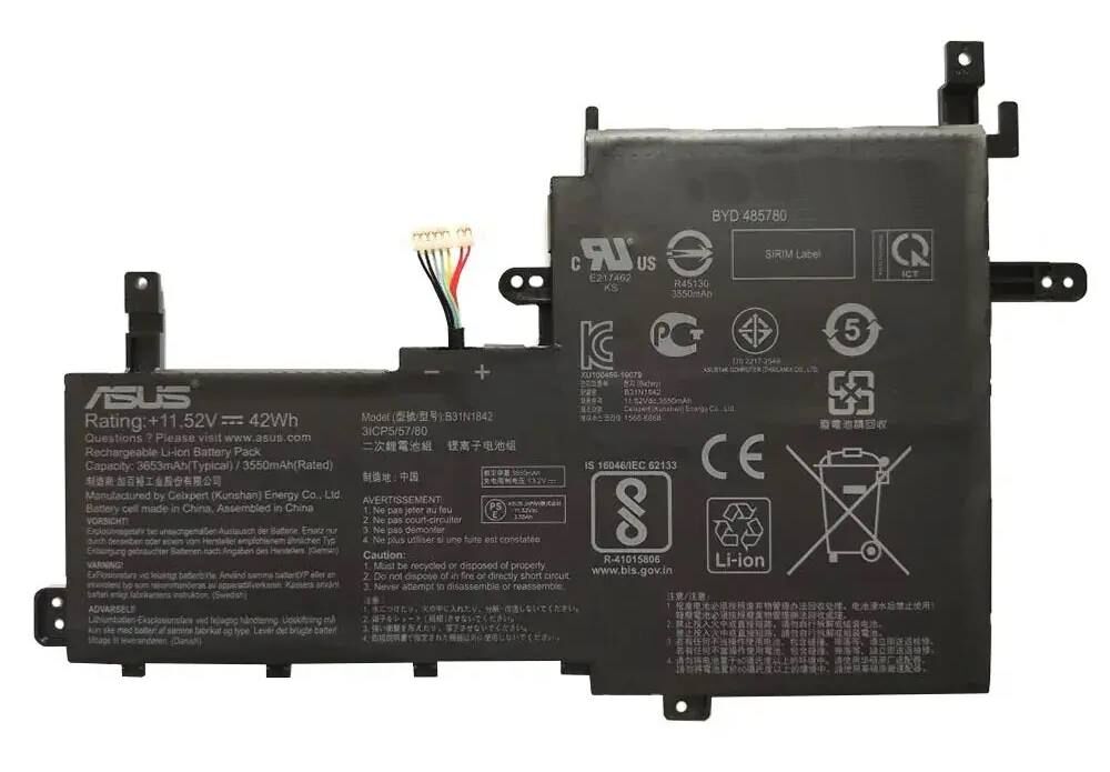 ASUS Orjınal VivoBook B31N1842 X513EA X513EP X513EQ X531F X531FA K531F X531FL K531 K531FA K531FL S531F S531FA S531FL V531F V531FA V531FL S5500F S5500FL V5050E V5050EA X513I X513u M513IA M513UA K513EA K513EQ F513EA F513EP S513EA S513EP S513EQ Batarya Pil