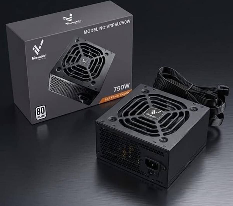 750W Power Supply 80 Plus ATX Güç Kaynağı 12CM Fanlı Psu