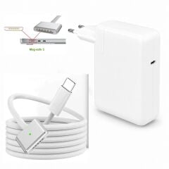 Apple Macbook 140W USB-C Magsafe 3 Güç Adaptörü Şarj Cihazı MacBook Pro 16-inch ve 14-inch (2021 ve sonrası  M1, M2, M3, M4, M5 işlemcili  MacBook Air 13-inch ve 15-inch (2022 ve sonrası  M2, M3, M4, M5 işlemcili modeller) A2452