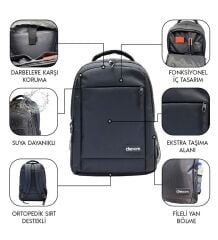 Dexim Laptop Notebook 13.3 14.0 15.6 uyumlu Taşıma Sırt Çantası