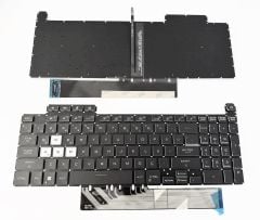 Asus TUF Gaming A15 A17 F15 F17 FA707 FX707 FA507 FX507VV FX507VI FA507NU FA507XI FA507NV FA507RC FA507RE FA507RM FA507RM FX507VU FX507VI FX507ZU4 FX507ZC4 FA507UI FA507NVR FA507UI FA507NUR TUF Dash F15 FX517 FX517ZR FX517ZE FX517ZM GA507 Klavye rgb