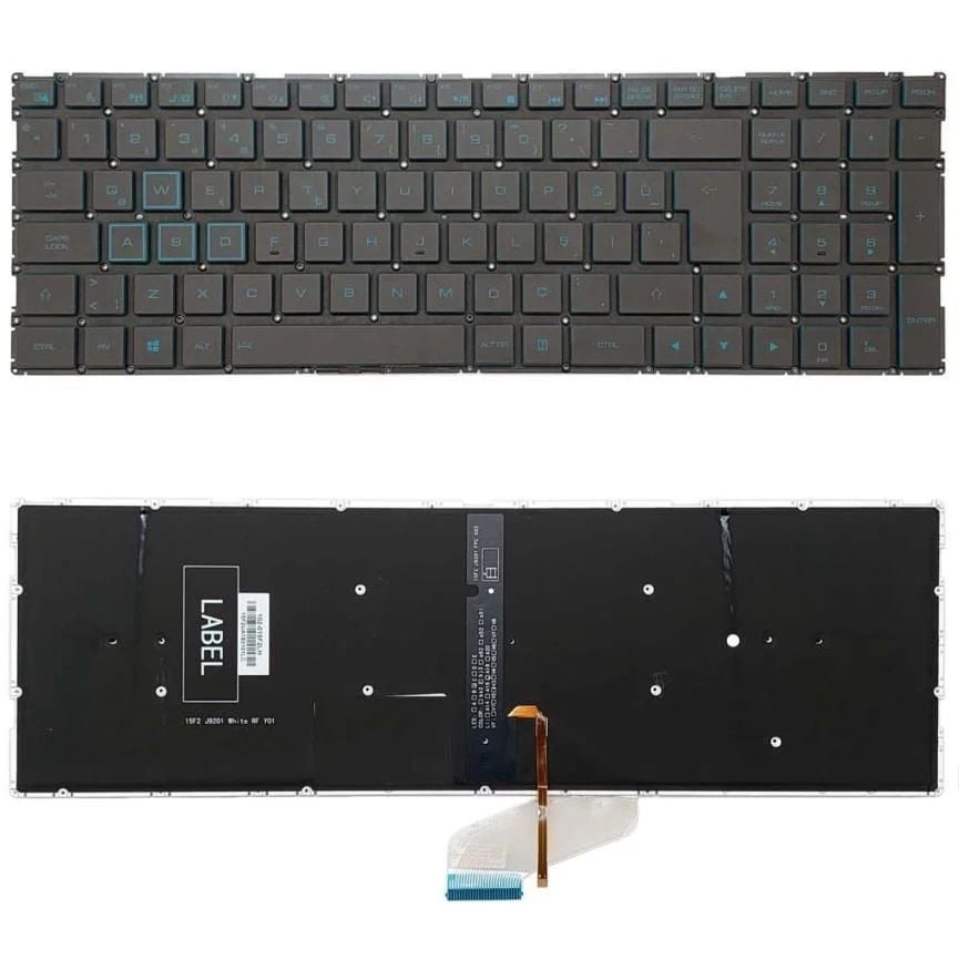 Casper Excalibur G600, G650, G660 Klavye Orjinal Aydınlatmalı Tuş Takımı