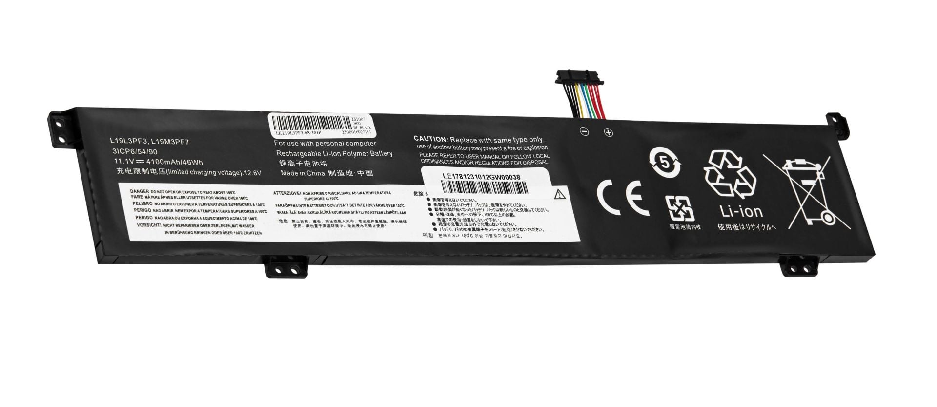Lenovo L19l3pf3 L19d3pf4 L19m3pf7, 82D4 20V3 21B1 81Y4 82CG 82EY Ideapad Gaming 3 15IMH05 15ARH05 L19L3PF3 Creator 5-15IMH05 ThinkBook 15p IMH 20V3, 15P G2 ITH 21B1 Gaming 3-15IMH05 81Y4 Gaming 3-15IMH05 82CG Creator 5-15IMH05 3-15ARH05 Batarya Pil