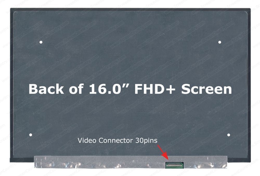 16.0 30pin 1920x1080 MNG007QS1-2 MNG007QS4-1 N160JCE-ELL, N160JCE-ELL Rev.C3, NV160WUM-N48 V8.0, NV160WUM-NH0 NV160WUM-NH3 NV160WUM-NH4 B160UAN03.3 Lenovo Slim 3 16IAH8, HUAWEI D16 MCLG-X RLEF-X MCLF-X, Asus 16X M1603Q, M1603QA, K3605Z, X1605ZA  Ekran